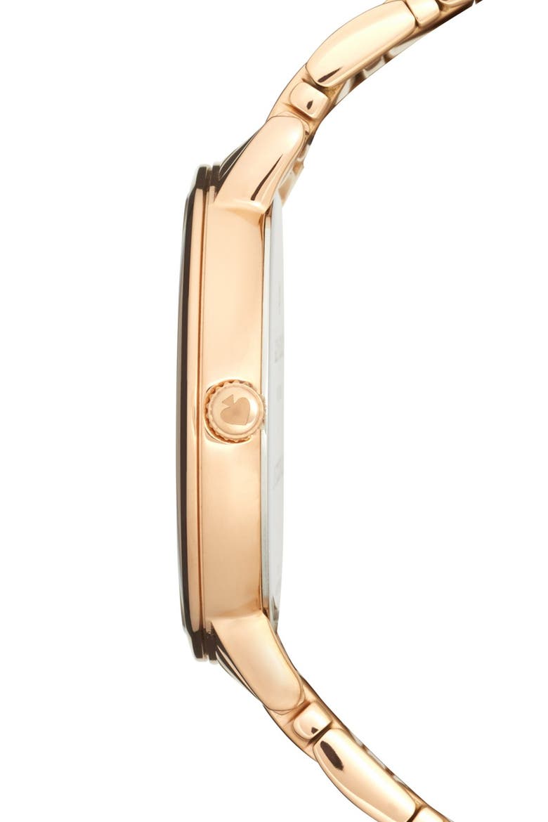 'gramercy grand' round bracelet watch, 38mm, Alternate, color, ROSE GOLD