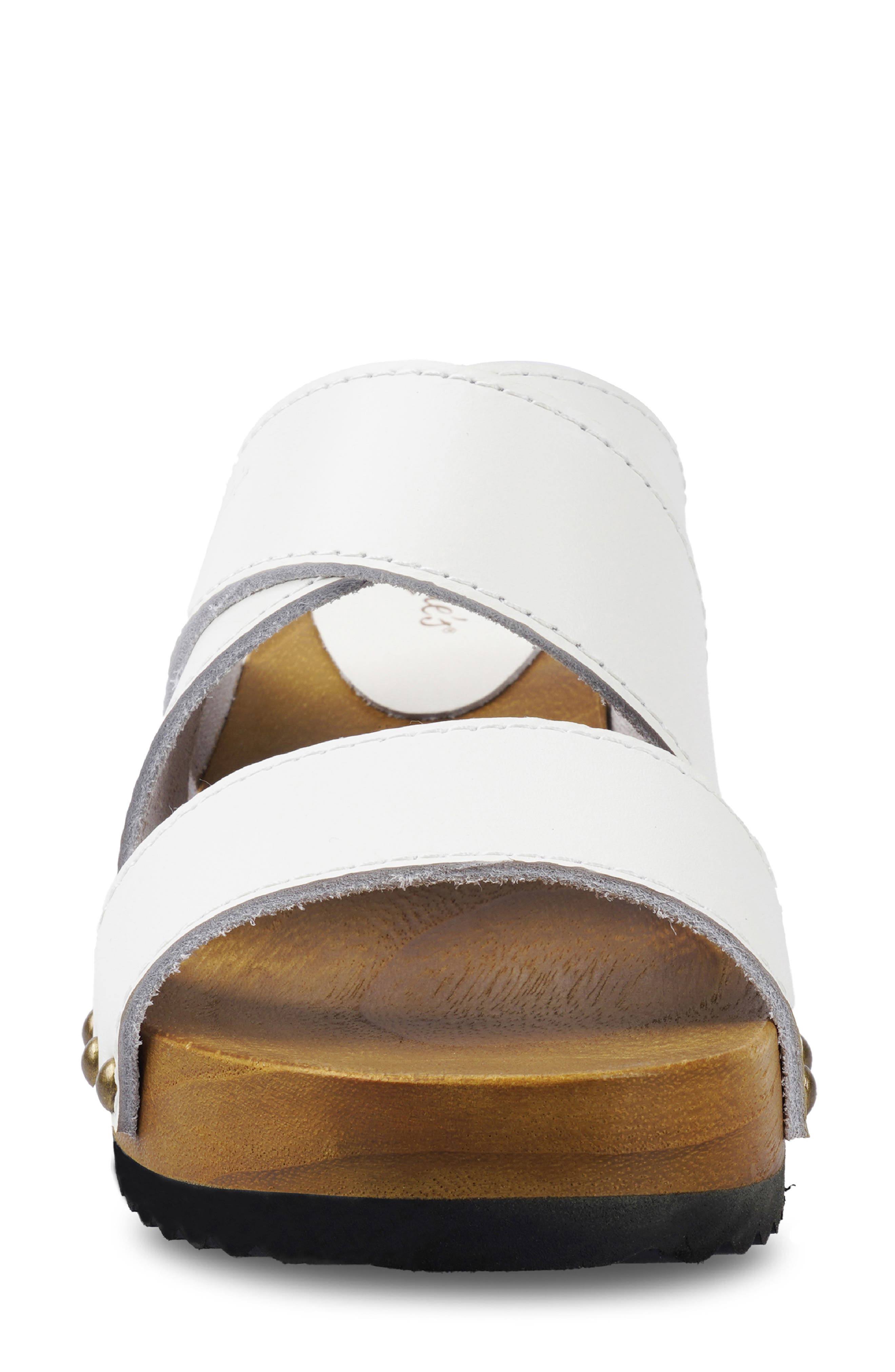 Rahel Platform Slide Sandal, Alternate, color, WHITE