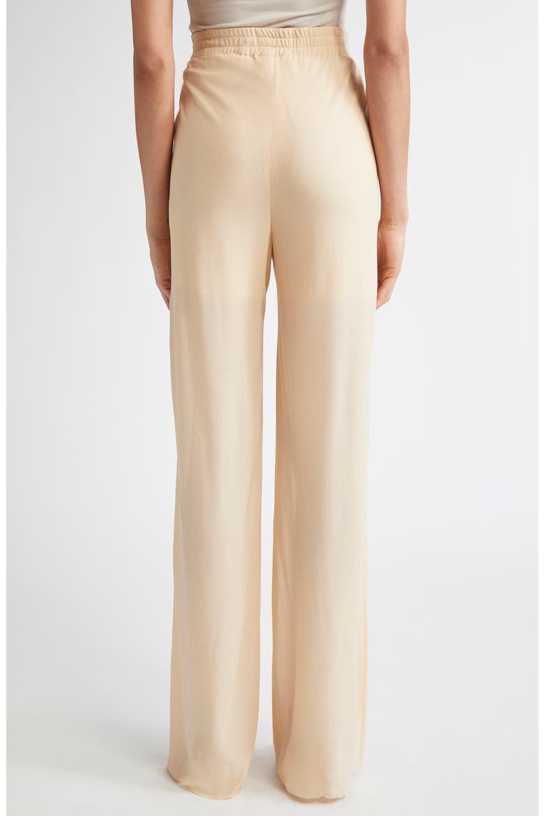 Sheer Double Layer Pants, Alternate, color, BEIGE