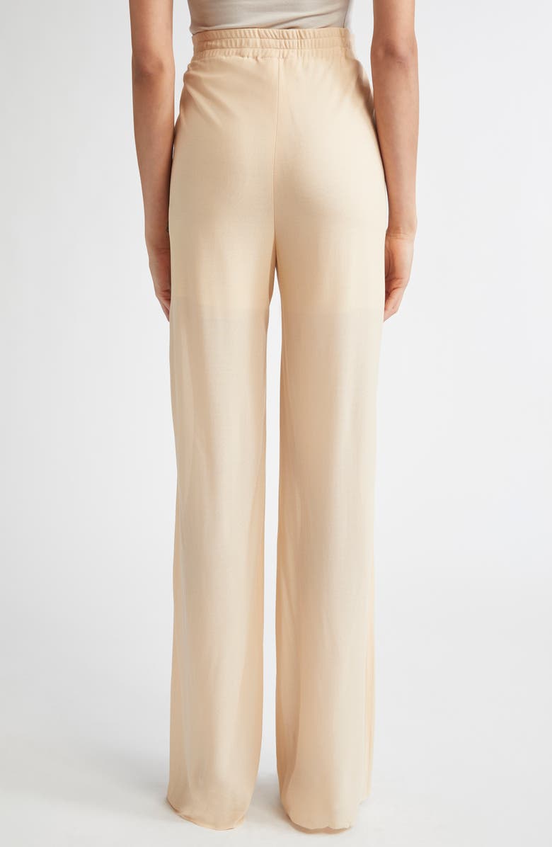 SETCHU Sheer Double Layer Pants, Alternate, color, Beige