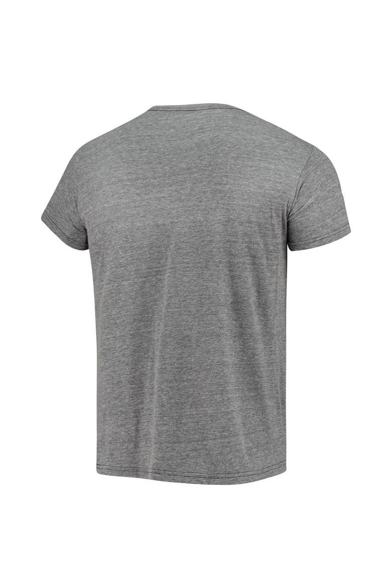 Men's Original Retro Brand Heathered Gray Charlotte FC Area Code Tri-Blend T-Shirt, Alternate, color, Heather Gray