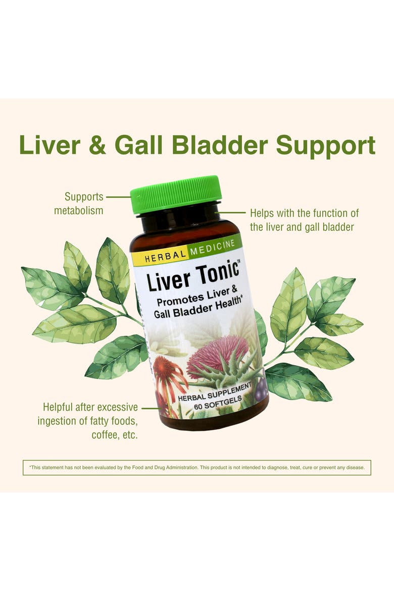 Liver Tonic - Gallbladder Health Supplement with Herbal Formula - Aid Overall Liver Health with Milk Thistle, Schisandra & Oregon Grape - Support a Healthy Liver - 60 Softgels, Alternate, color, No Color