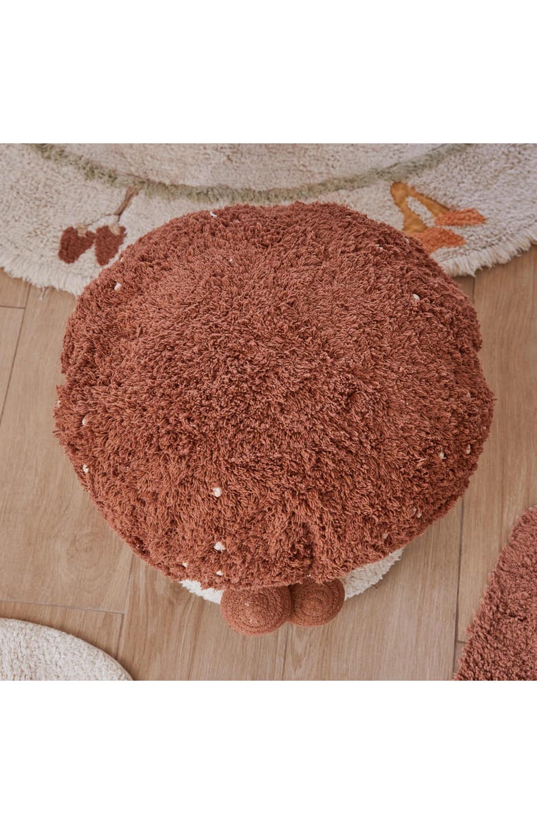Lorena Canals Pouf Boletus, Alternate, color, Toffee, Natural