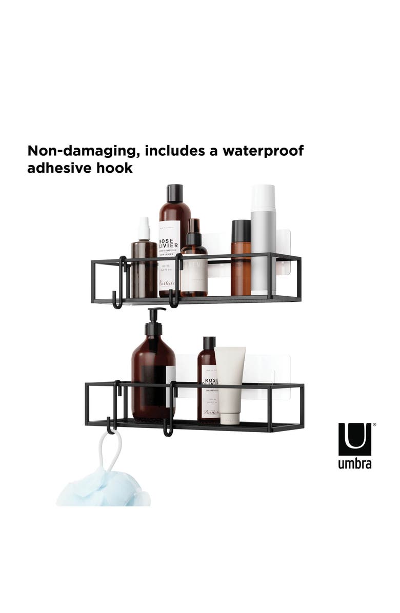 Umbra Set of 2 Cubiko Shower Bins, Alternate, color,