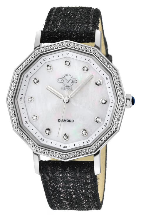 Women's Spello Diamond Dial Watch, 38mm