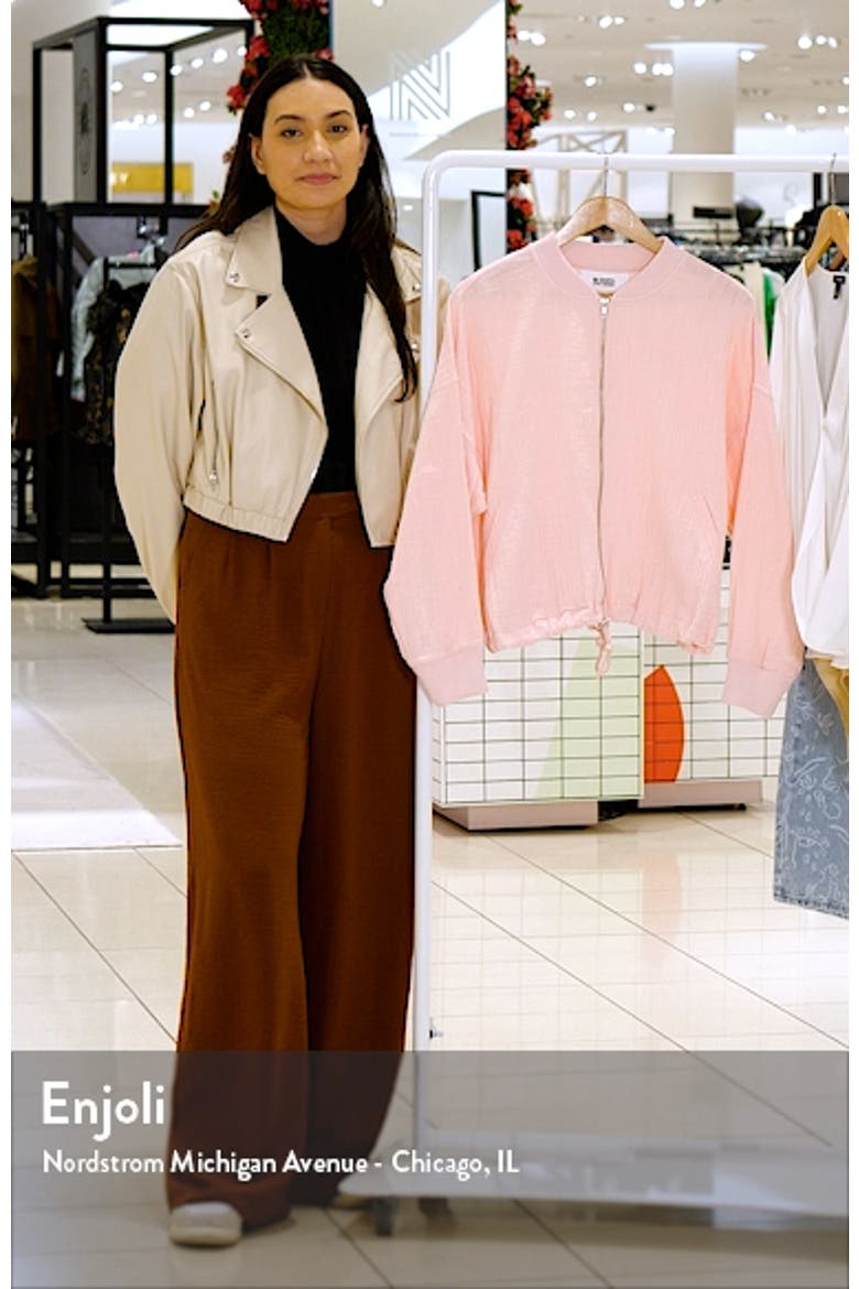 BB Dakota by Steve Madden Cotton Gauze Bomber Jacket video