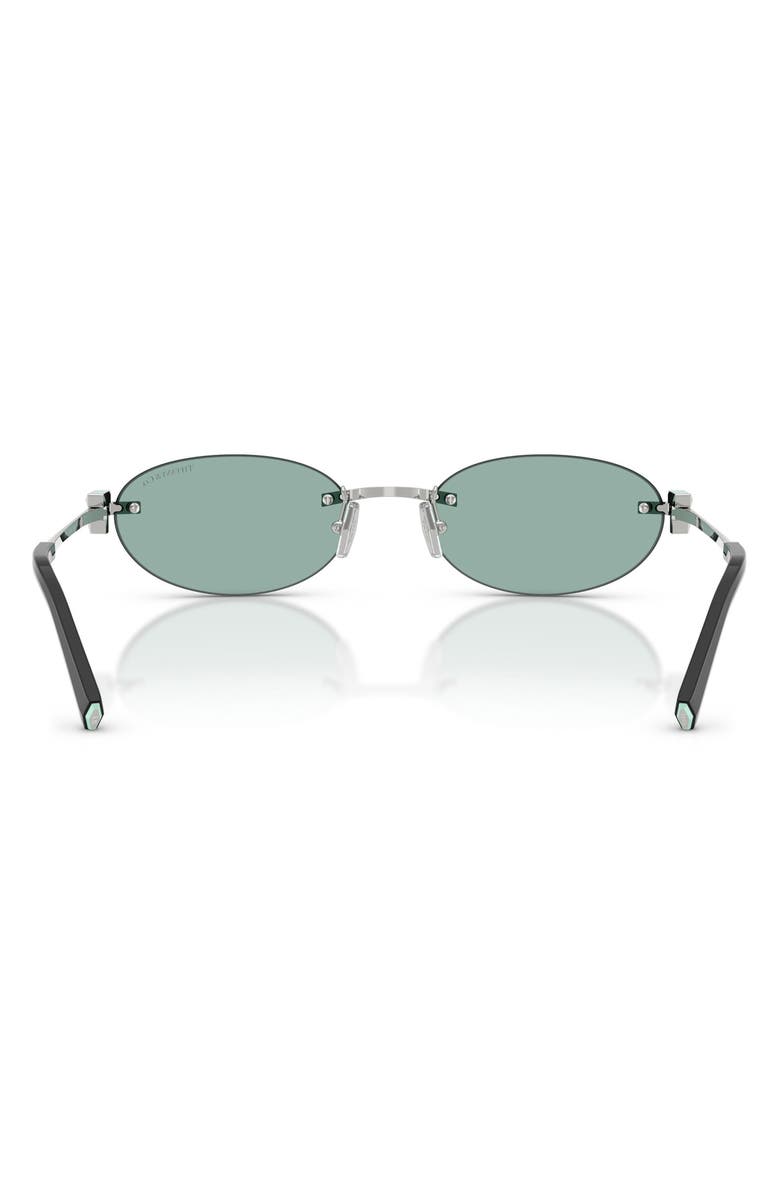Tiffany & Co. 56mm Oval Sunglasses, Alternate, color, 