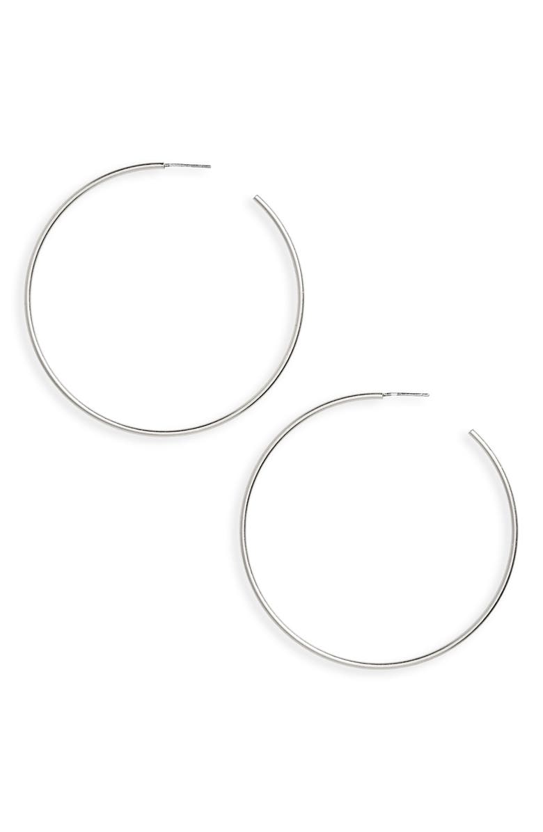 Madewell Hoop Earrings, Main, color,