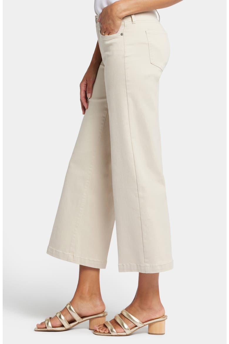 Teresa Ankle Wide Leg Jeans, Alternate, color, FEATHER