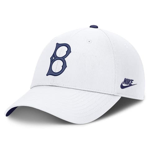 Men's Nike White Brooklyn Dodgers Cooperstown Collection Club Dri-FIT Adjustable Hat