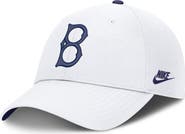 Nike Men's Nike White Brooklyn Dodgers Cooperstown Collection Club Dri-FIT Adjustable Hat