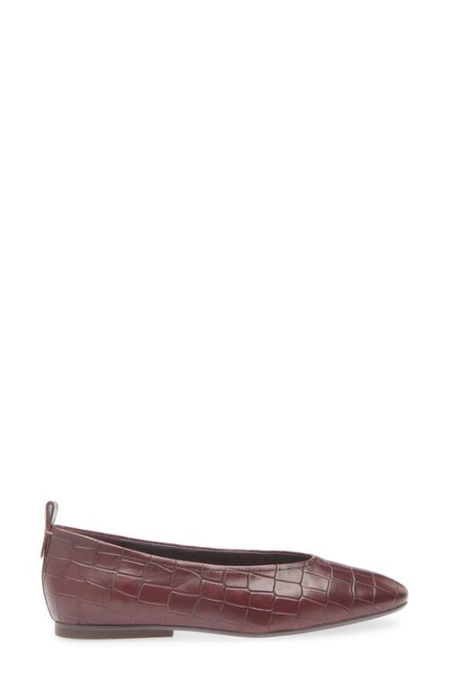 27 Edit Naturalizer Carla Flat In Burgundy
