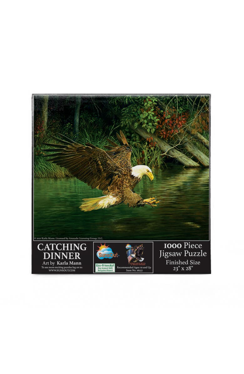 Sunsout Catching Dinner 1000 piece Jigsaw Puzzle for Adults, Alternate, color, 