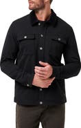 TravisMathew Cloud Denim Jacket with Corduroy Collar