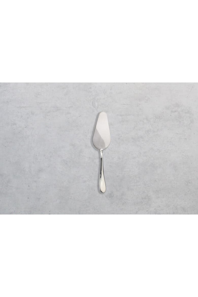 Natura Cake Server, Alternate, color, Silver