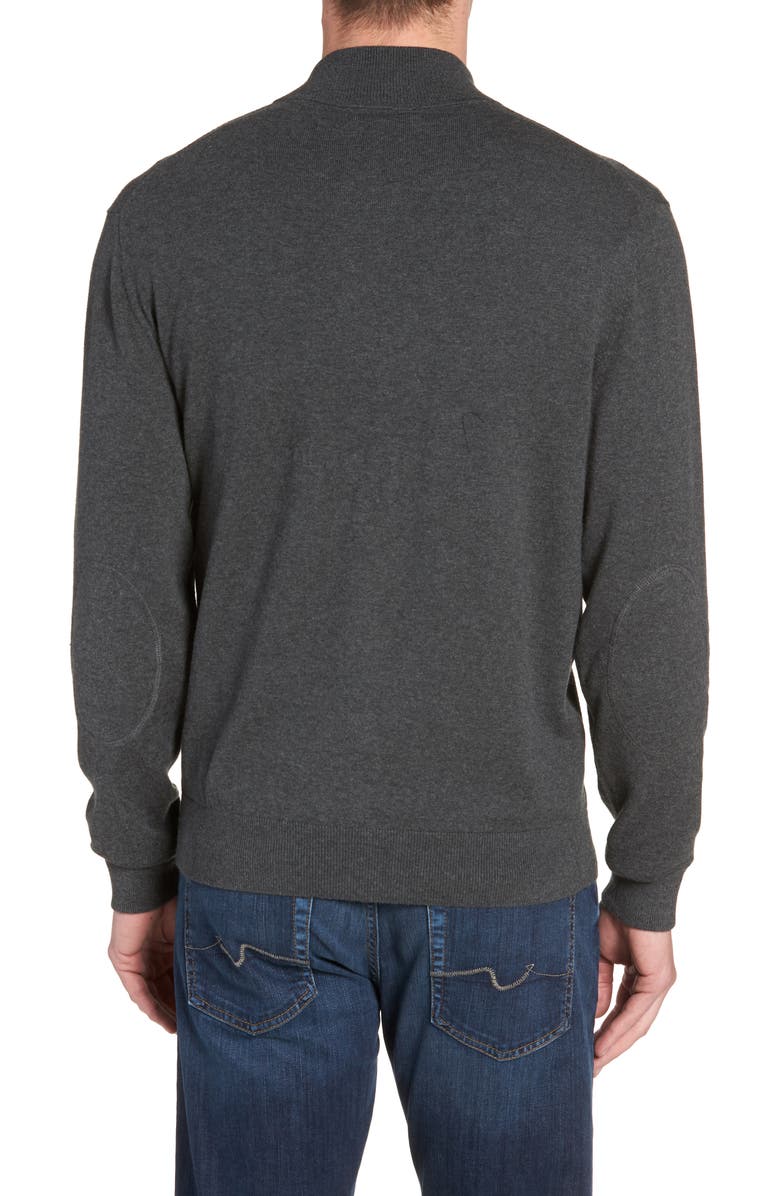 Cutter & Buck Houston Texans - Lakemont Regular Fit Quarter Zip Sweater, Alternate, color, 