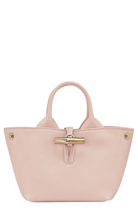 Extra Small Le Roseau Leather Bucket Bag