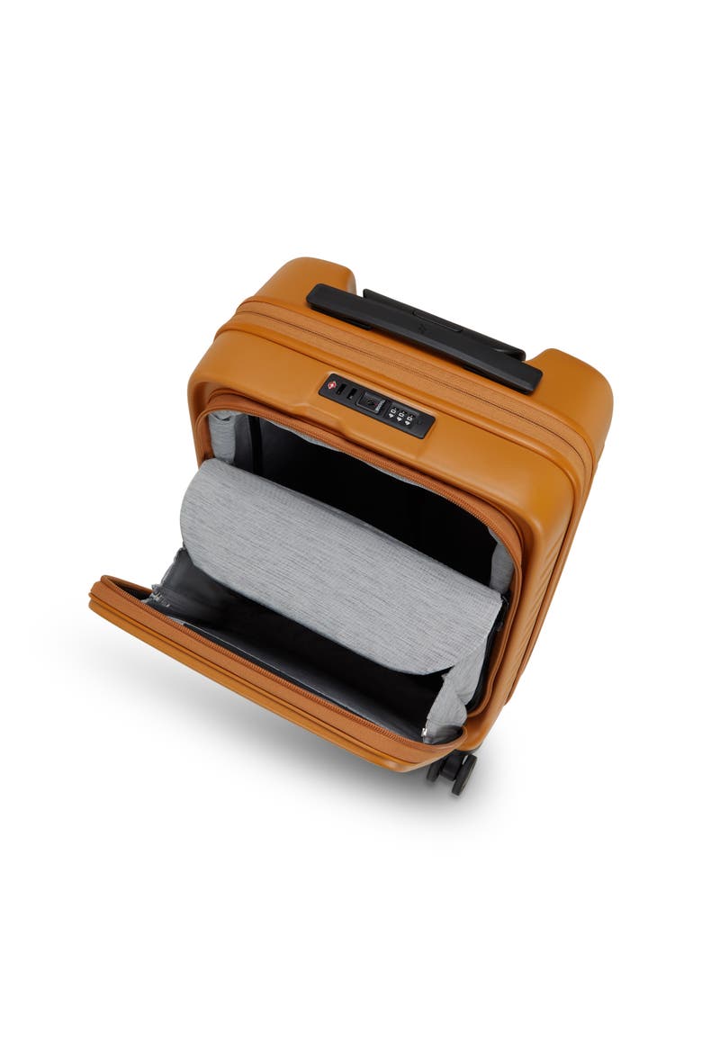 Cubo Small Lite Carry-On 19 inch Lightweight Luggage, Alternate, color, Golden Ochre