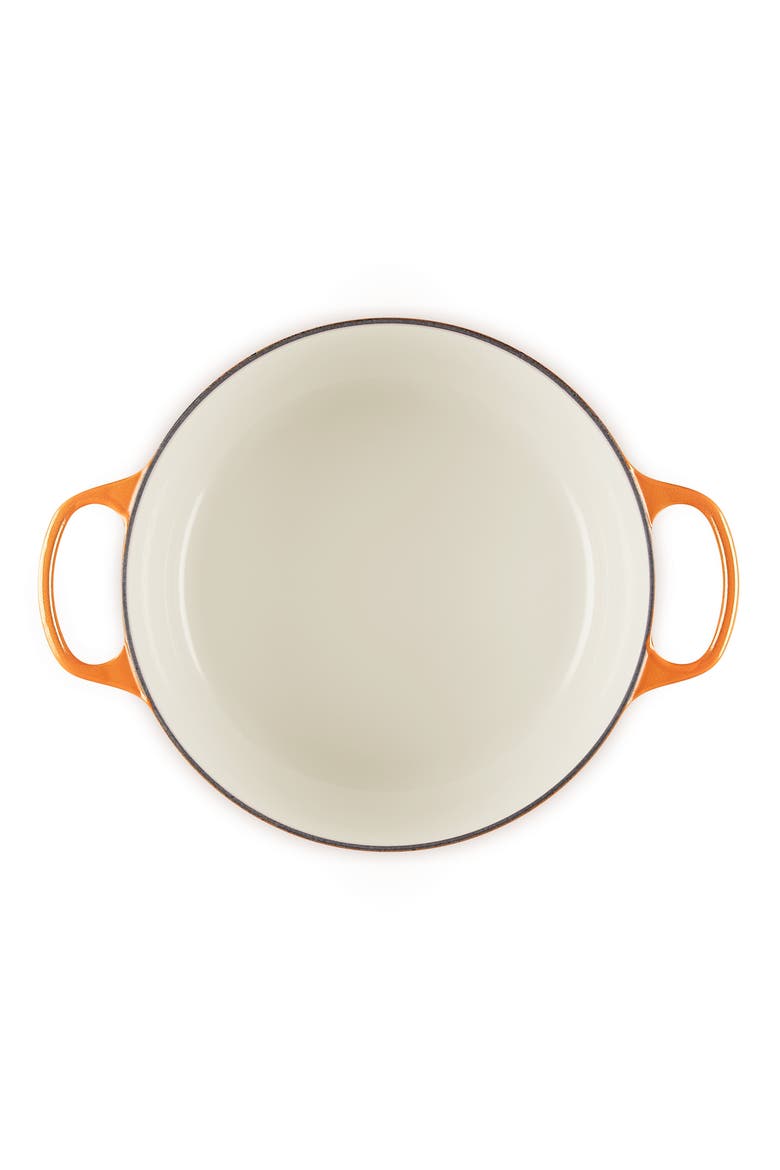 Signature 7.25-Quart Round Enamel Cast Iron Dutch Oven, Alternate, color, FLAMME DOREE