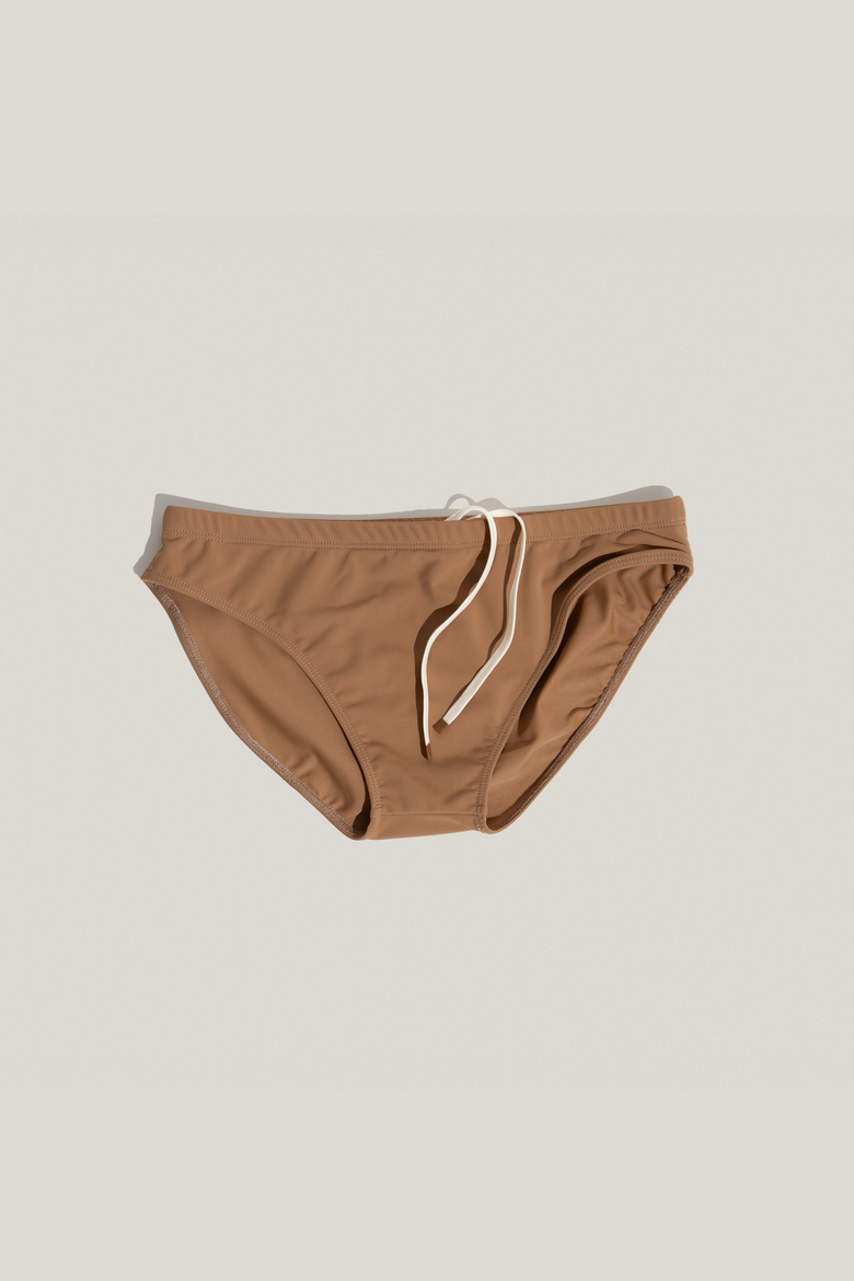 Dune Modern Cut Classic Stretch Swim Brief, Alternate, color, Mocha