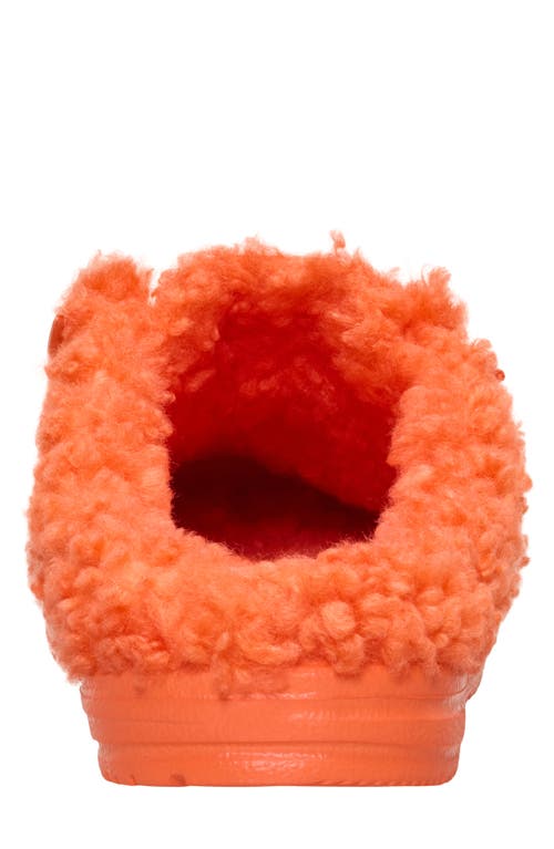 Hey Dude Wally Faux Shearling Slipper In Orange