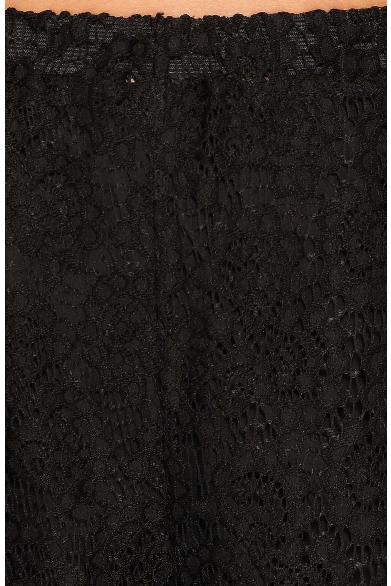 Chloe High Waist Balloon Lace Pants, Alternate, color, BLACK