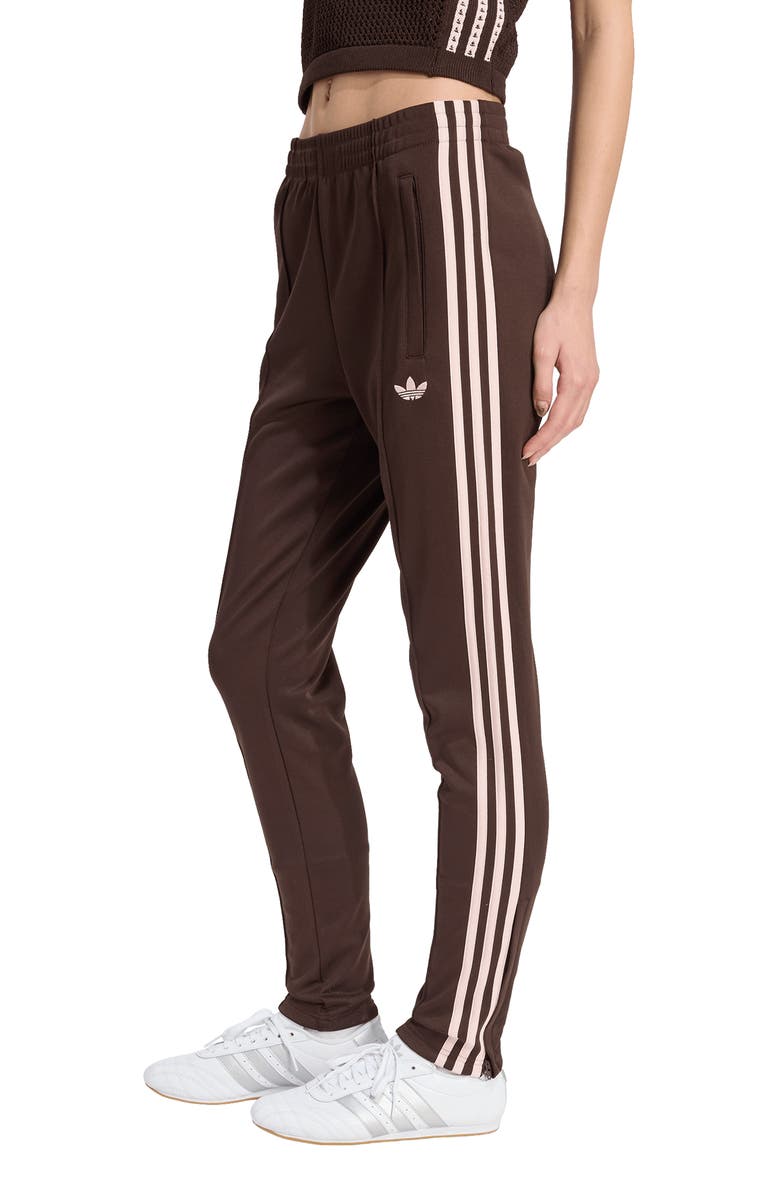 adidas Originals SST 3-Stripe Classic Track Pants, Main, color, Aurora Coffee/ Sandy Pink/