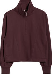 Zella Ultracozy Fleece Half Zip Pullover