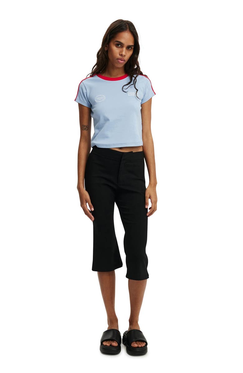 Cotton On Women's Retro Baby Graphic Tee, Alternate, color, Lisbon  Duck Egge Blue