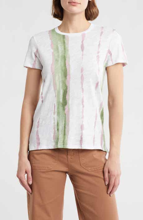 ATM Anthony Thomas Melillo Paintstroke Stripe Cotton T-Shirt