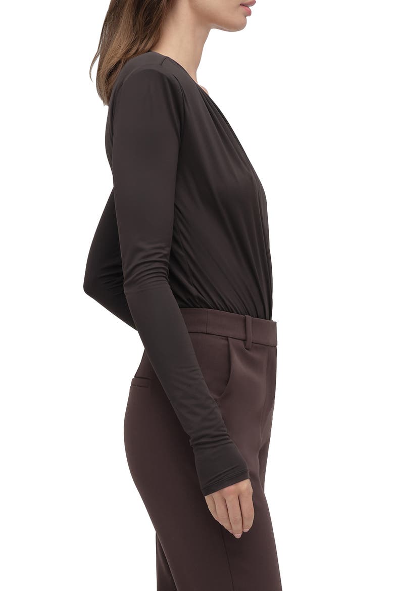 The Slinky Date Bodysuit, Alternate, color, ESPRESSO