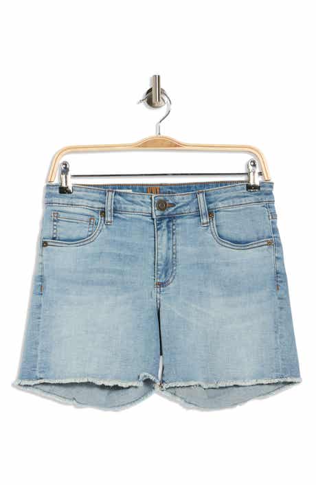 KUT from the Kloth Kity Boyfriend High Waist Cutoff Denim Shorts