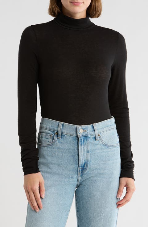 Long Sleeve Turtleneck Top