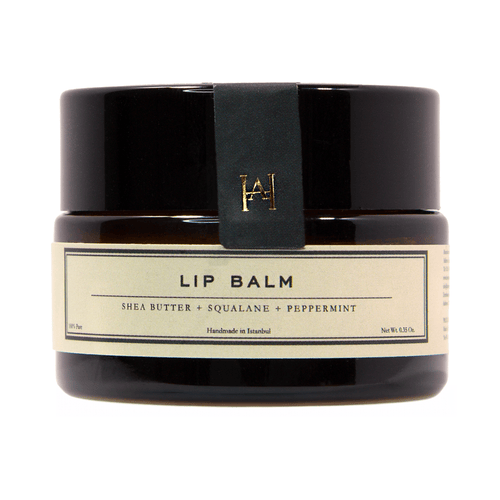 Homemade Aromaterapy Hydrating Nourishing Shea Butter Peppermint Lip Balm In White