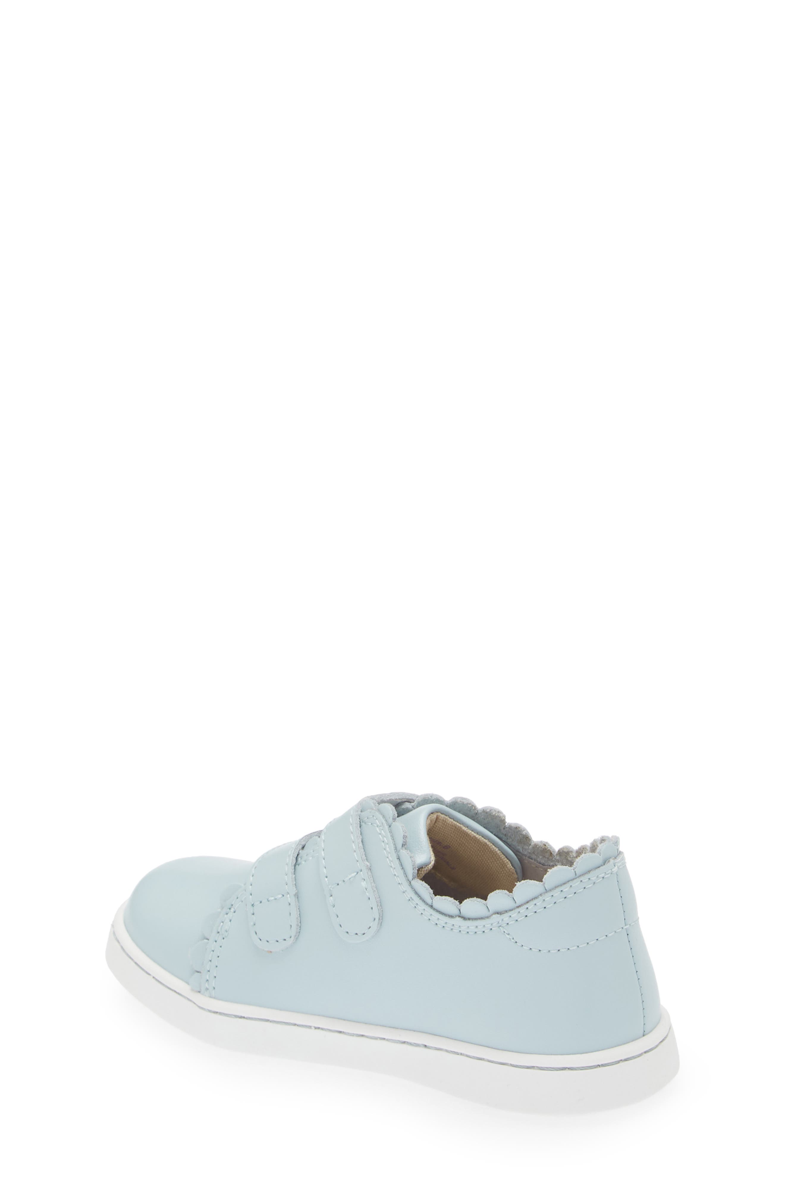 Caroline Scallop Sneaker, Alternate, color, LIGHT BLUE