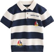 NEXT Boat Stripe Knit Polo