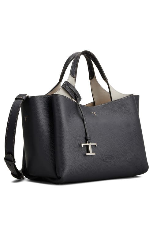 Tod's Apa 2 Mini Leather Top-handle Bag In Galassia Sc/gabbiano
