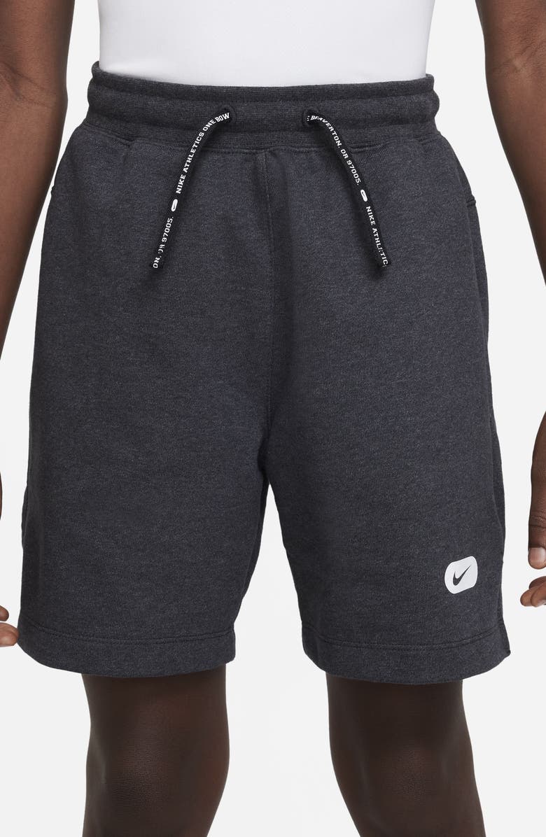 Nike Kids' Athletics Fleece Training Shorts, Alternate, color, 