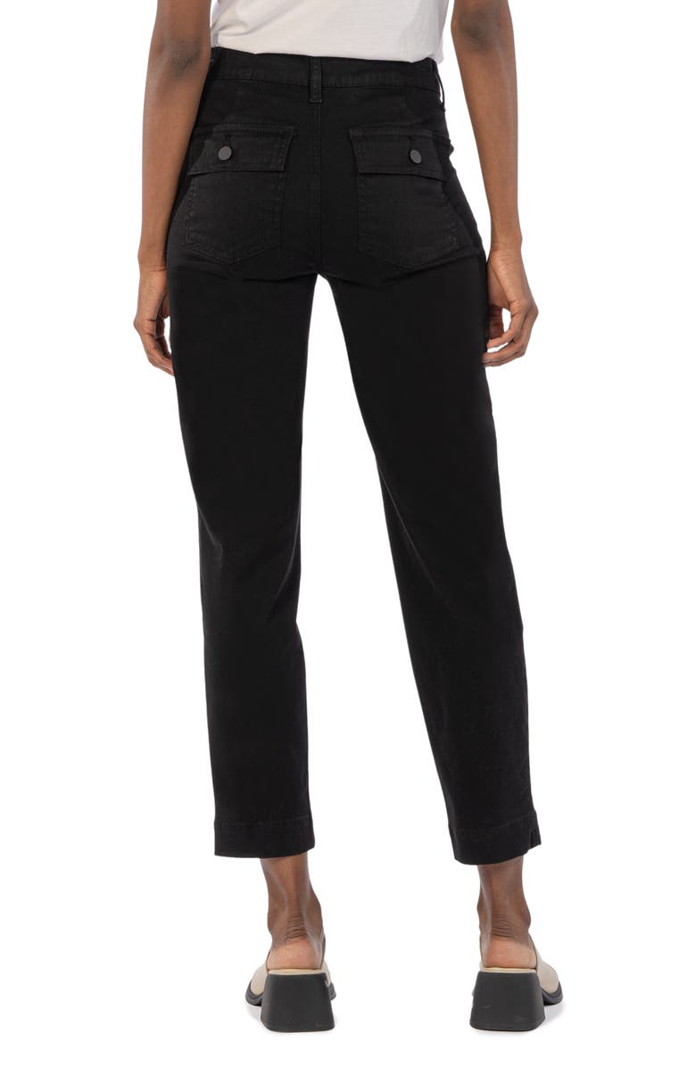 KUT from the Kloth Chris High Waist Ankle Slim Straight Leg Pants, Alternate, color, 