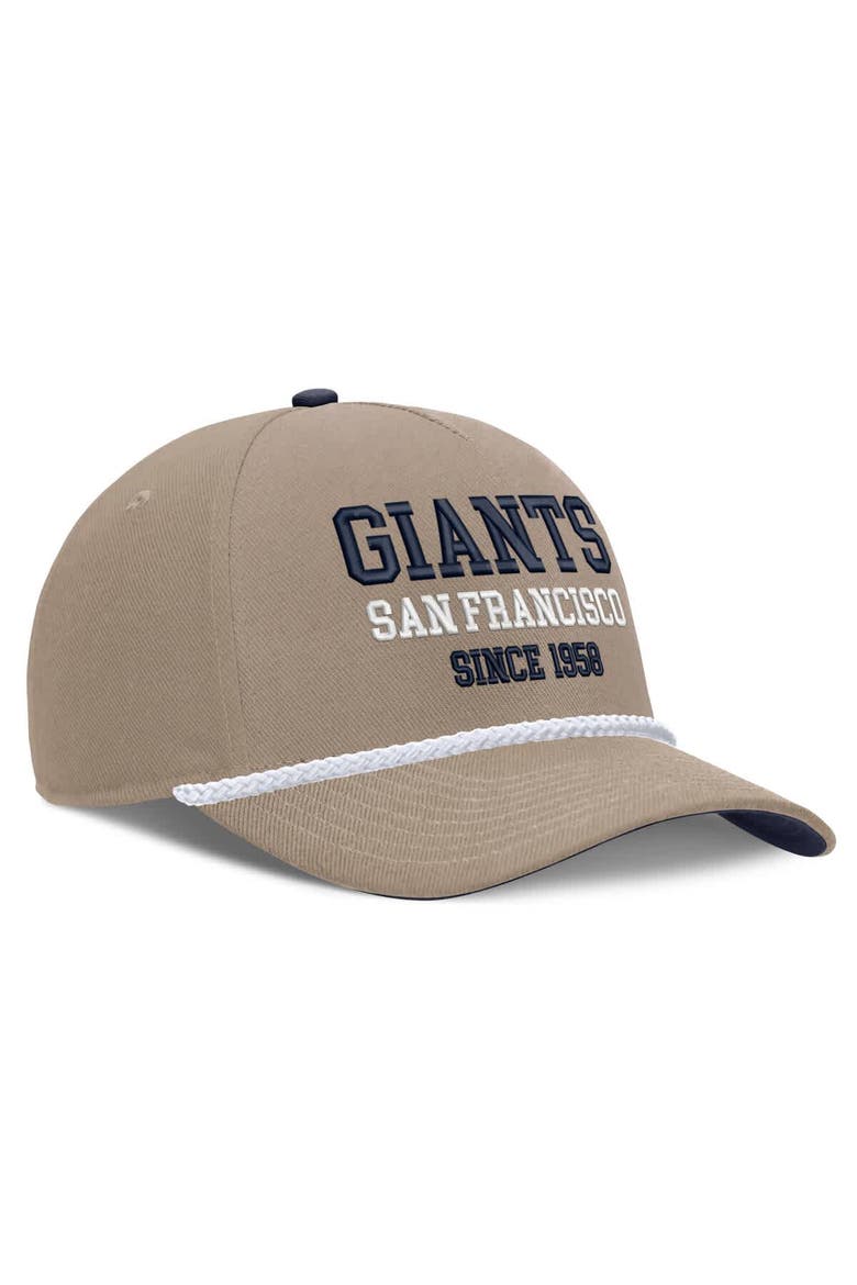 Men's Nike  Khaki San Francisco Giants Father's Day Rope Rise Adjustable Hat, Alternate, color, Khaki