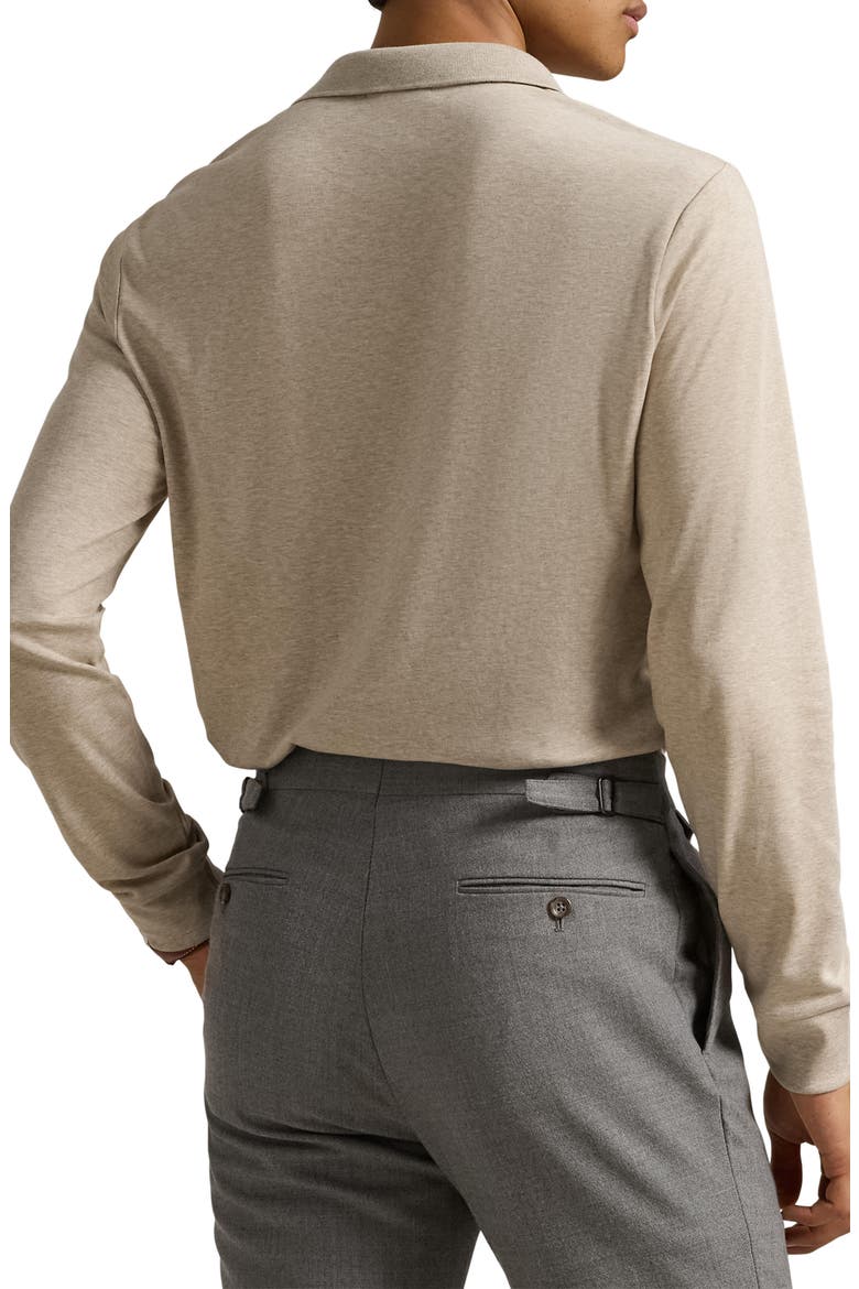 Polo Ralph Lauren Johnny Collar Long Sleeve Cotton Interlock Polo