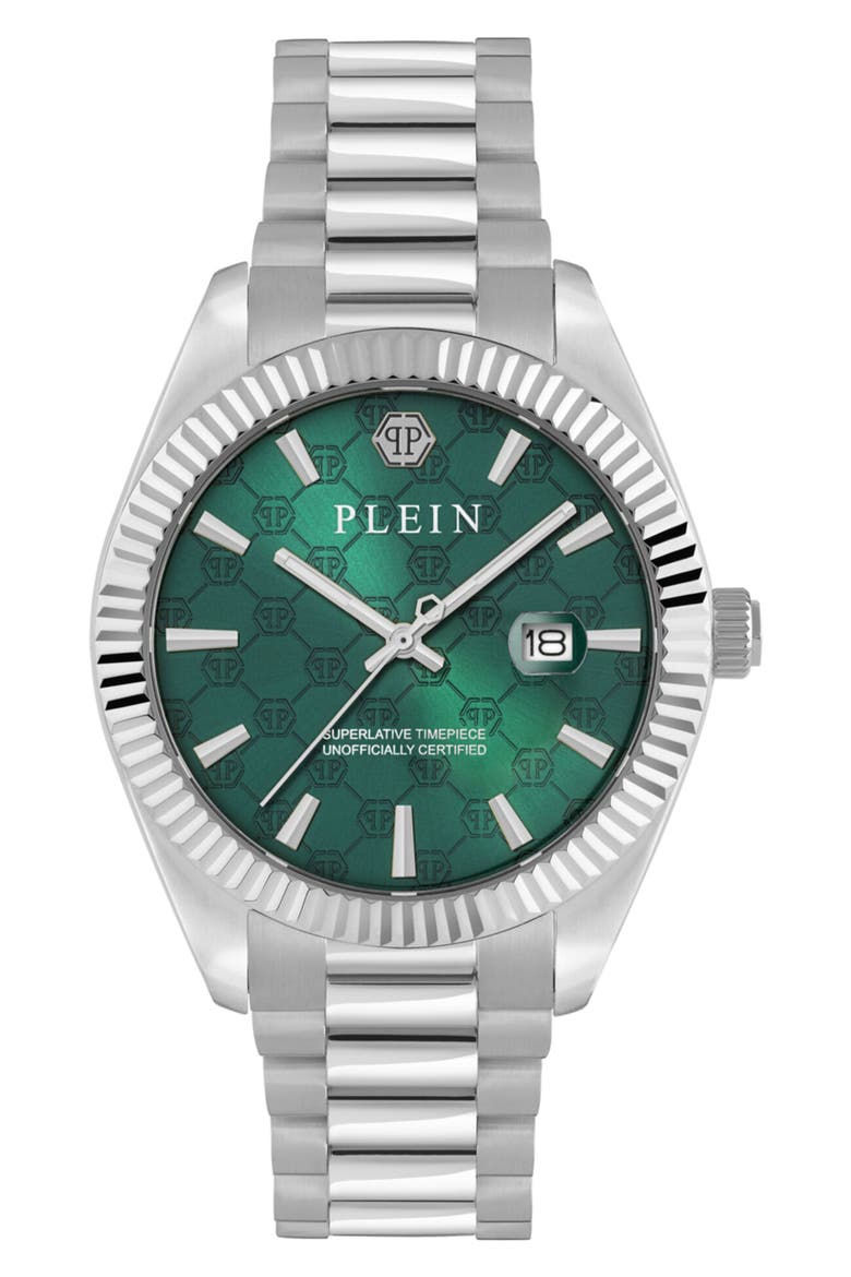 Date Superlative Bracelet Watch, 40mm, Main, color, STAINLESS STEEL