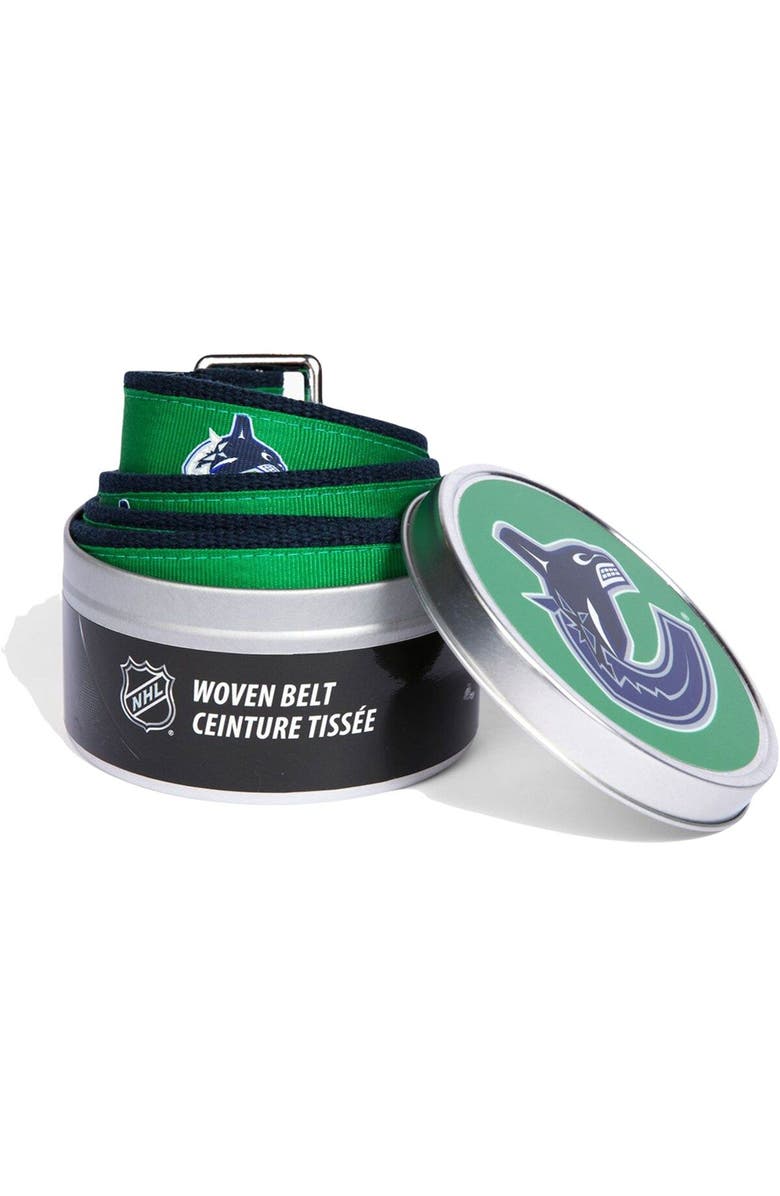 GELLS Youth Green Vancouver Canucks Go-To Belt, Alternate, color, Green