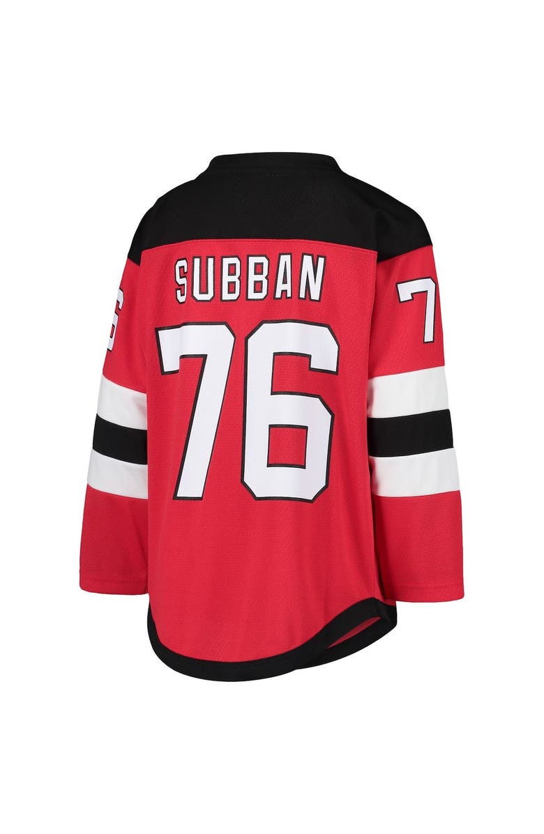 Outerstuff Youth P.K. Subban Red New Jersey Devils Home Player Replica Jersey, Alternate, color,