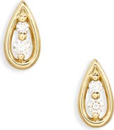 Bony Levy Florentine Diamond Teardrop Stud Earrings