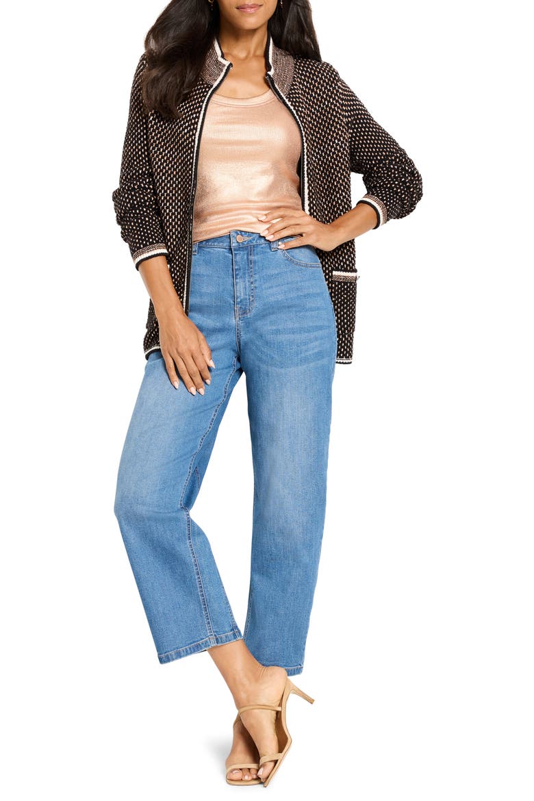 Brick Stitch Knit Jacket, Alternate, color, NEUTRAL MULTI