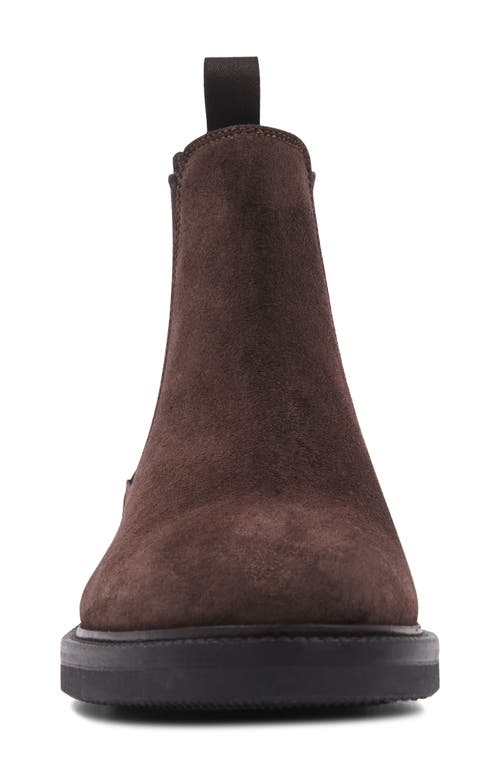 Aquatalia Prospero Water Resistant Chelsea Boot In Brown
