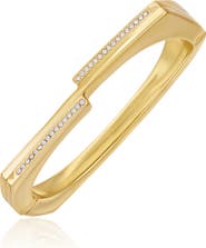 Vince Camuto Pavé Hinge Cuff Bracelet