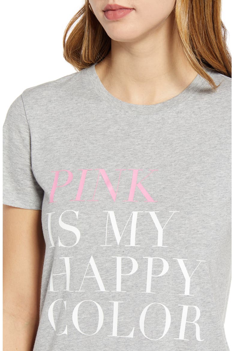 Happy Color Graphic Tee, Alternate, color, GREY HEATHER HAPPY COLOR