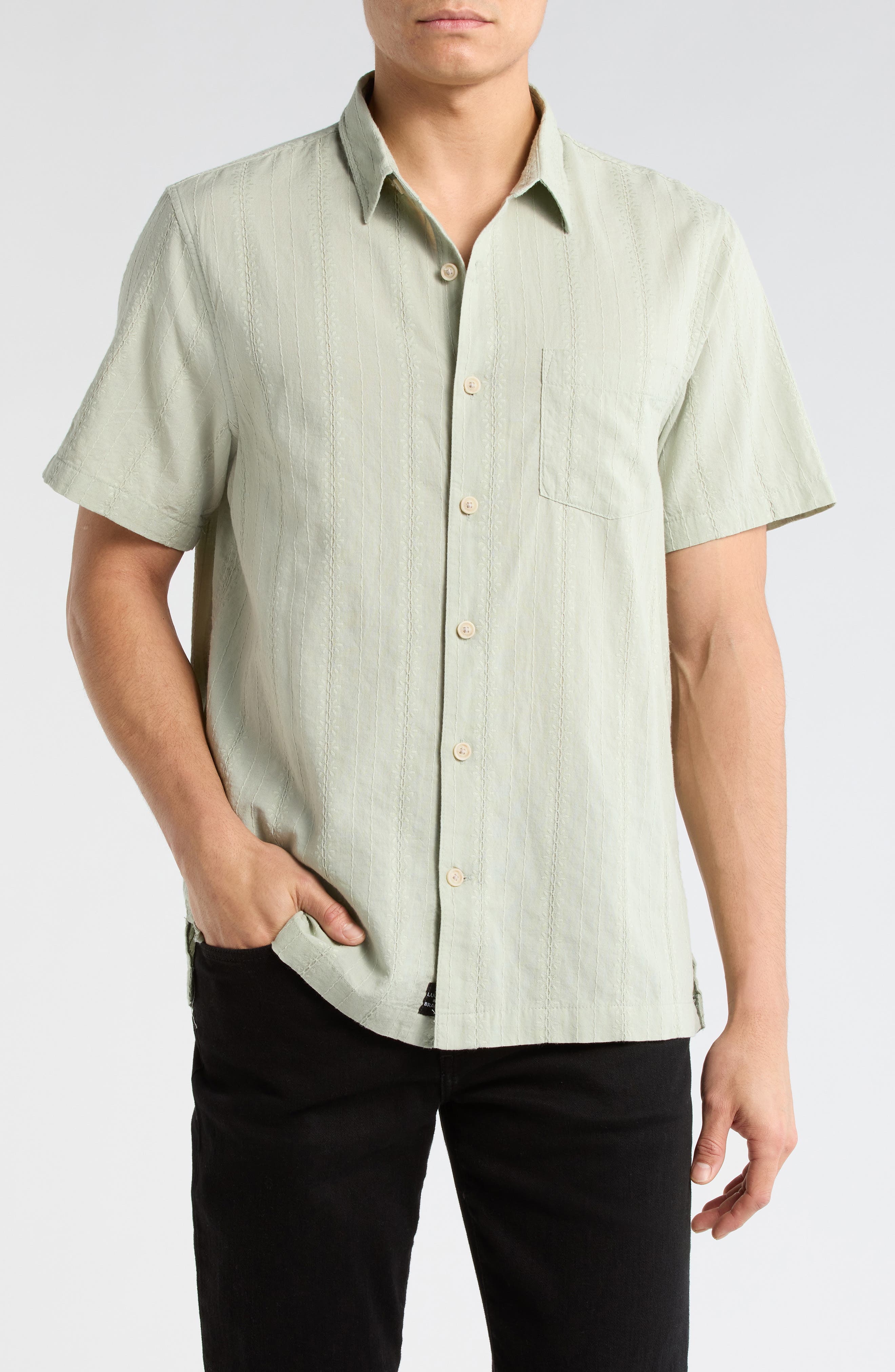 Lucky Brand Playa Short Sleeve Button-Up Shirt